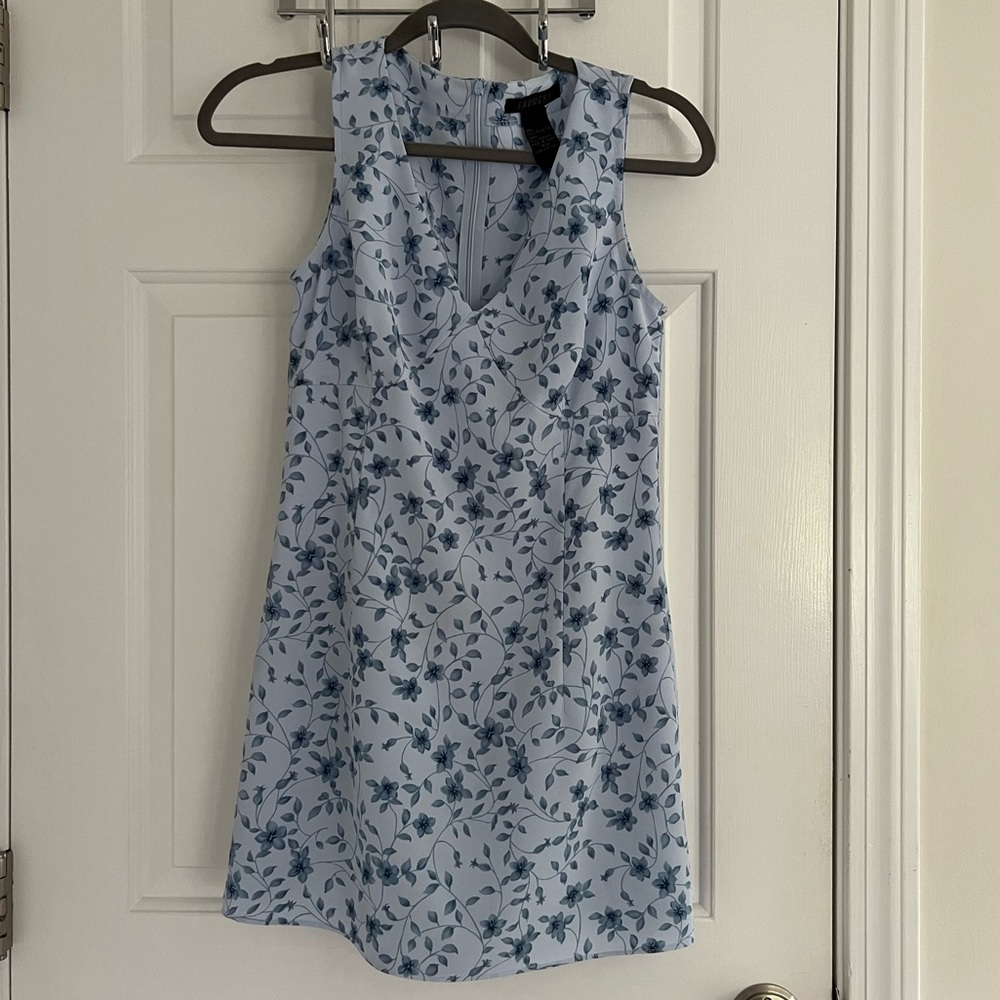 Express Size 1/2 Mini Floral Dress